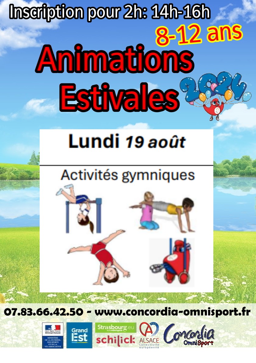 Animation Lun 19 aout (8-12)